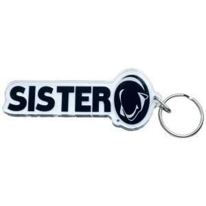 acrylic keychain Penn State Athletic Logo sister